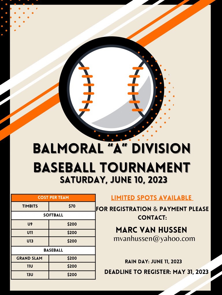 Softball Manitoba site by RAMP InterActive